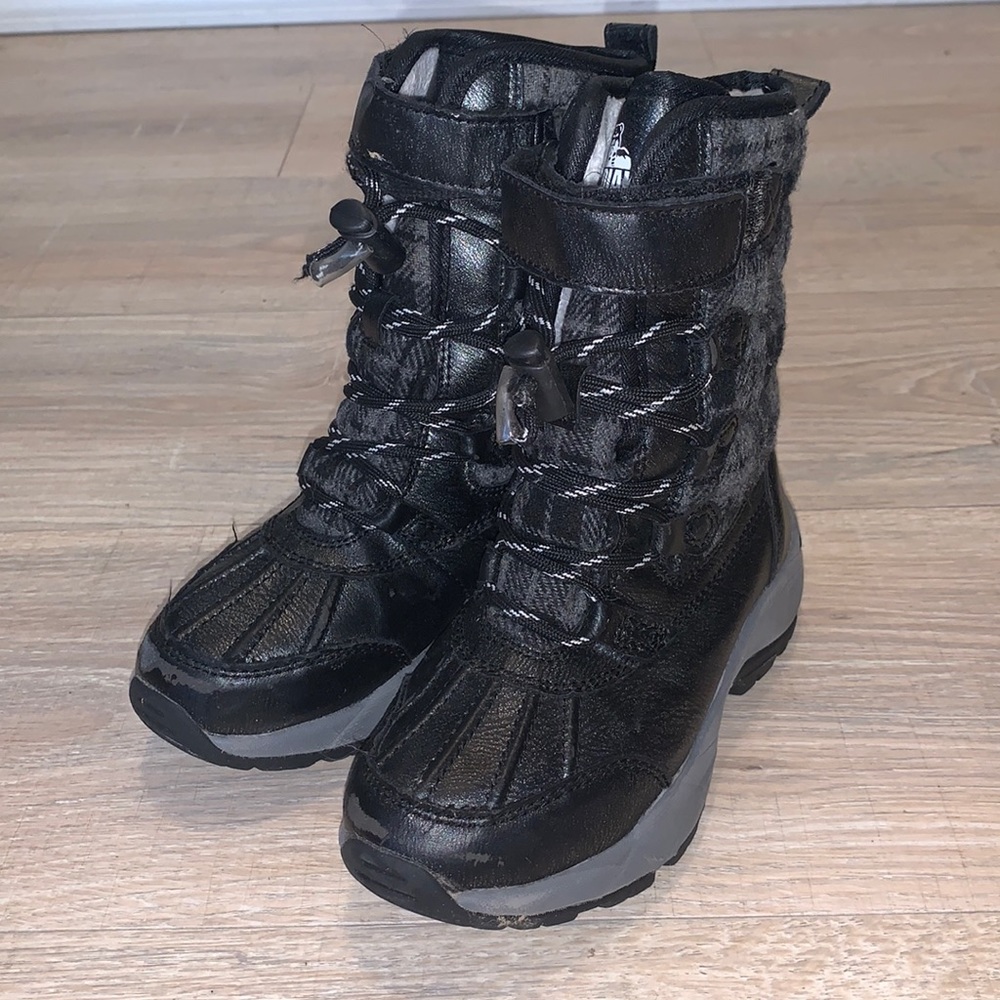 3M Thinsulate Insulation black gray plaid 200 gram winter snow boots